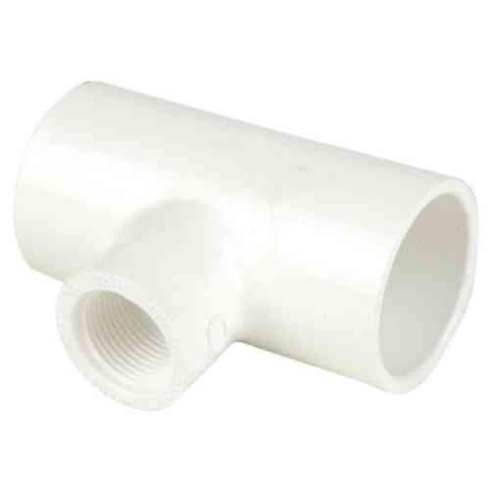 Unbranded 1-1/4 in. x 1-1/4 in. x 3/4 in. Schedule 40 PVC Reducing Tee