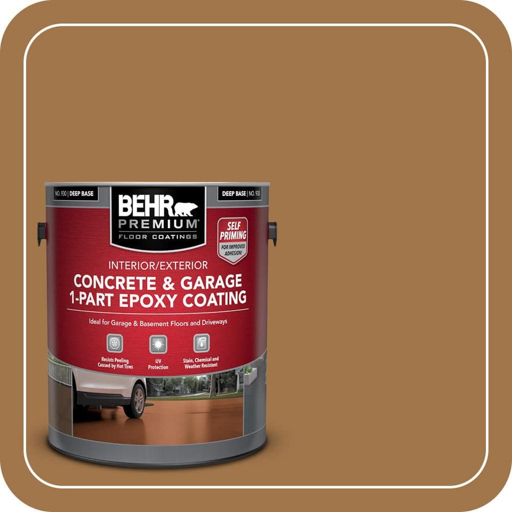 BEHR PREMIUM #S290-7 Self-Priming 1-Part Epoxy Satin Interior/Exterior Concrete and Garage Floor Paint (1)