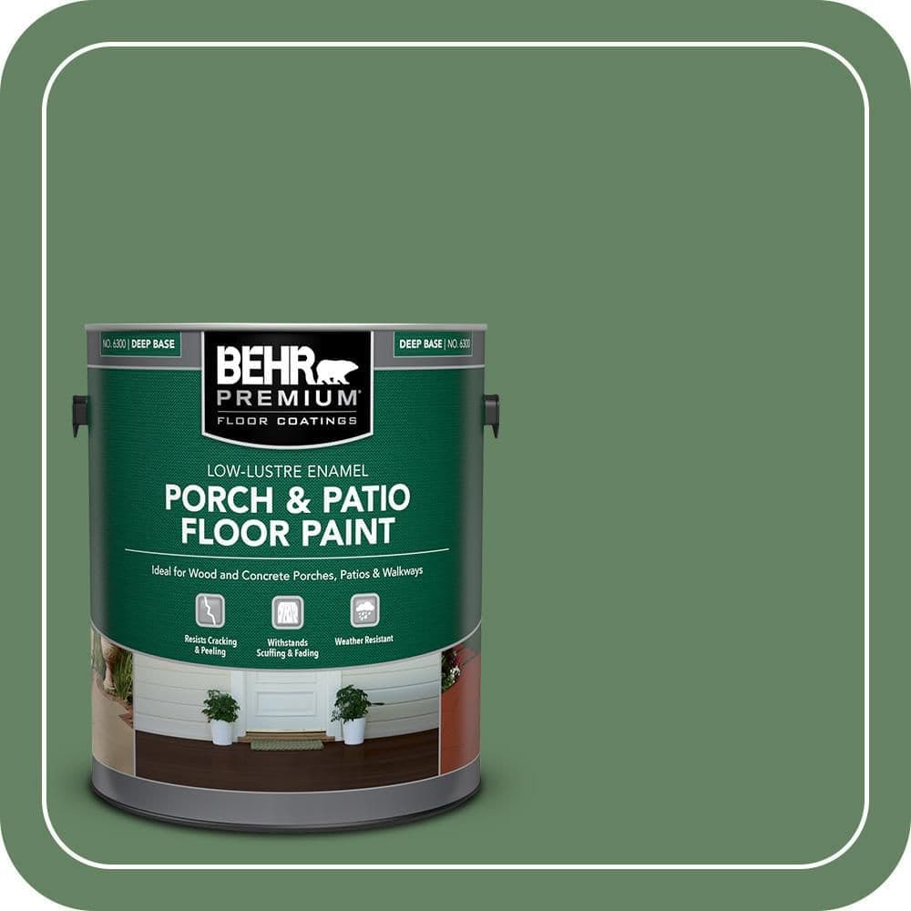 BEHR PREMIUM #S400-6 Low-Lustre Enamel Interior/Exterior Porch and Patio Floor Paint (1)