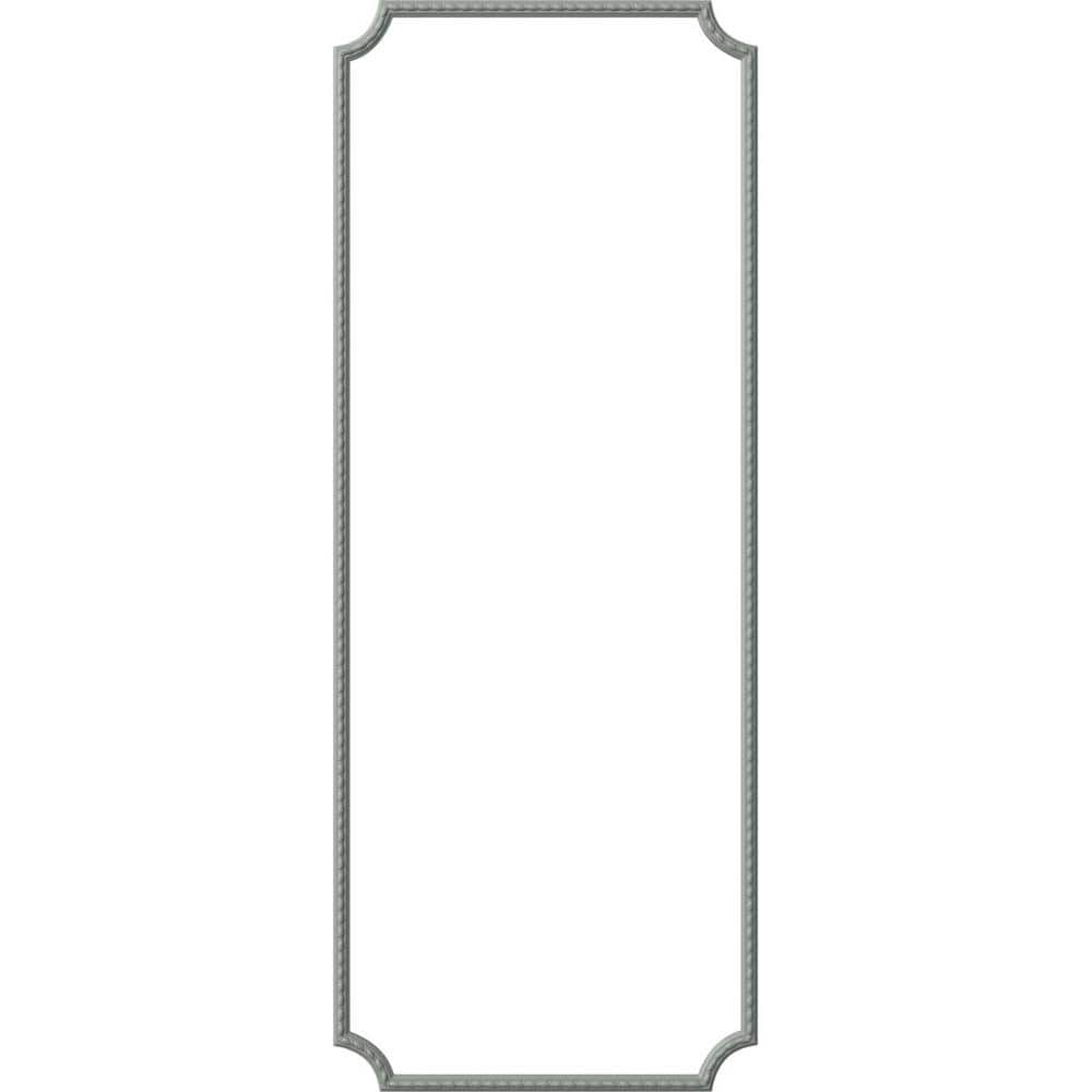 Ekena Millwork 28 in. W x 72 in. H Unfinished Polyurethane Bulwark Rope Panel Moulding Kit (Single Panel) (1)