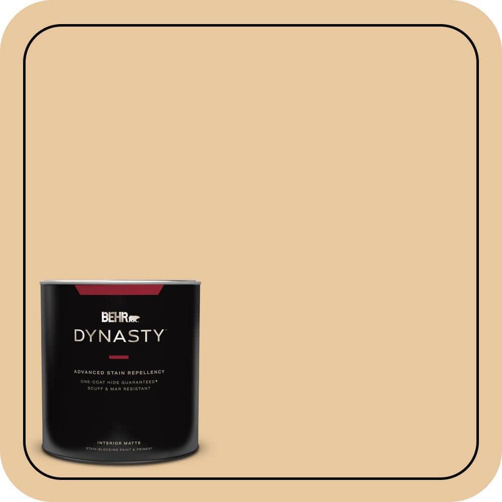 BEHR DYNASTY 1 qt. #PPU4-15 Jasper Cane Matte Interior Stain-Blocking Paint and Primer