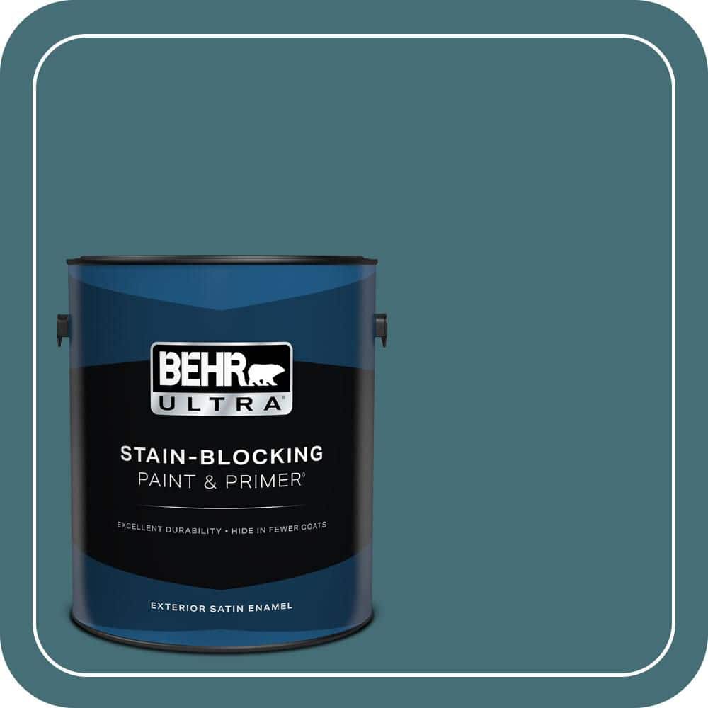 BEHR ULTRA 1 gal. #520F-6 Cathedral Satin Enamel Exterior Paint & Primer