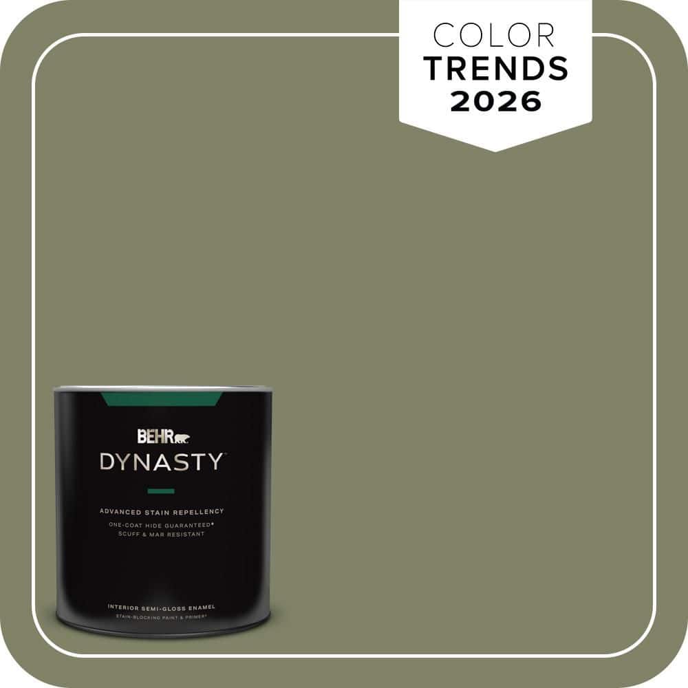 BEHR DYNASTY 1 qt. #S380-6 Ecological One-Coat Hide Semi-Gloss Enamel Interior Stain-Blocking Paint and Primer