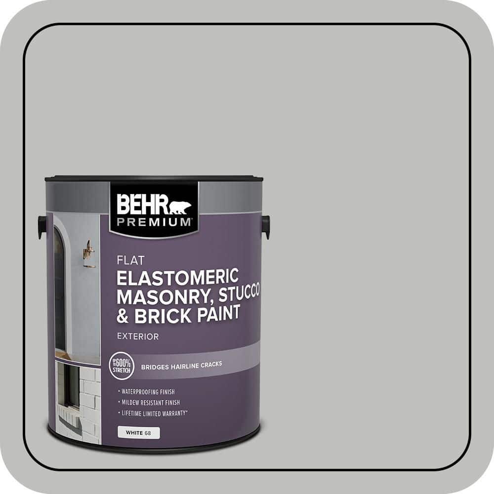 BEHR PREMIUM 1 gal. #PFC-62 Pacific Fog Elastomeric Masonry, Stucco and Brick Exterior Paint (1)
