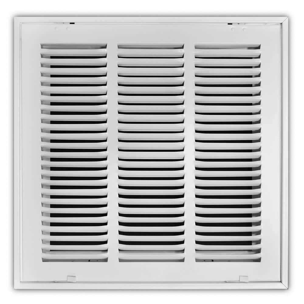 Everbilt 30 in. 20 in. Steel Return Air Filter Grille White