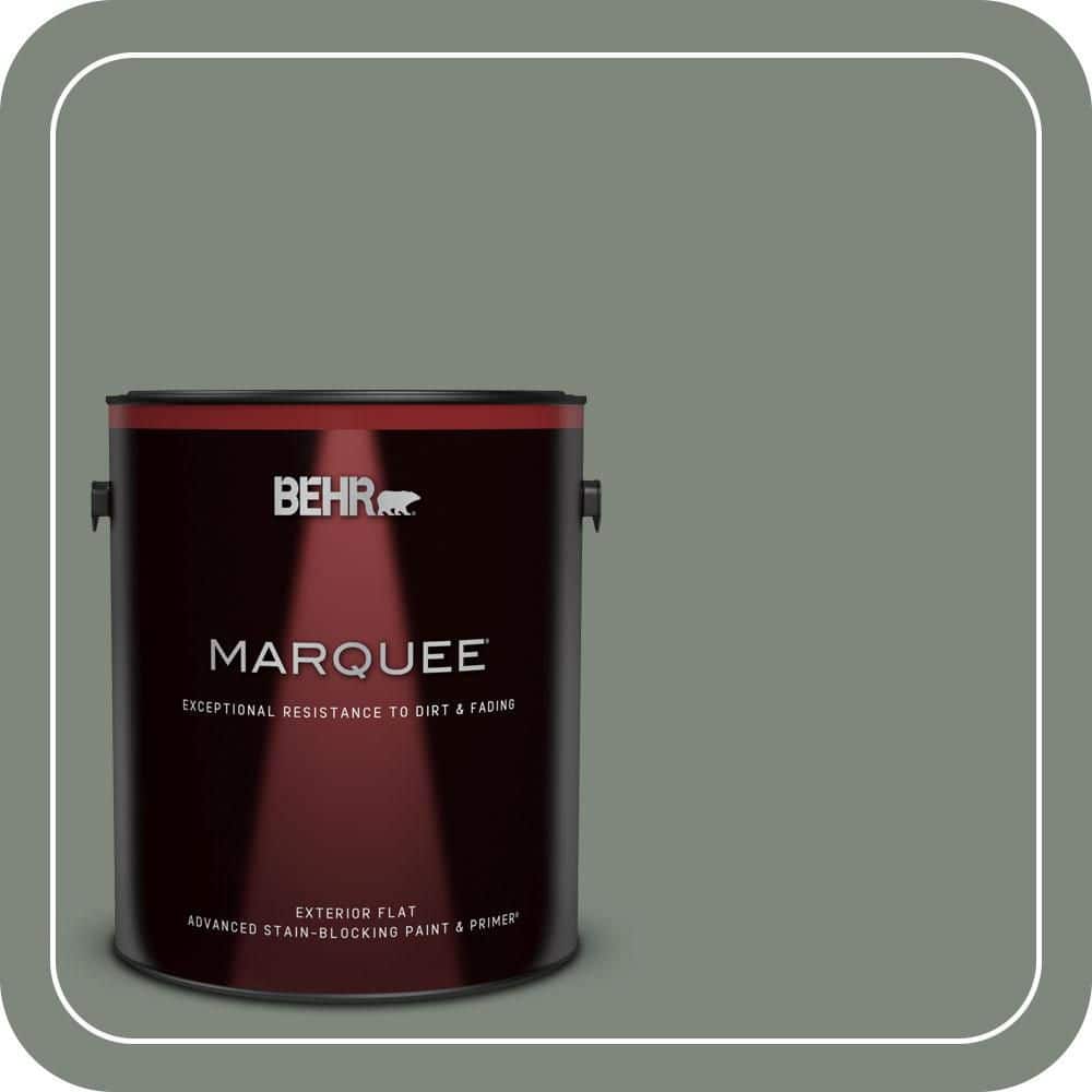 BEHR MARQUEE 1 gal. #N410-5 Village Green Flat Exterior Paint & Primer