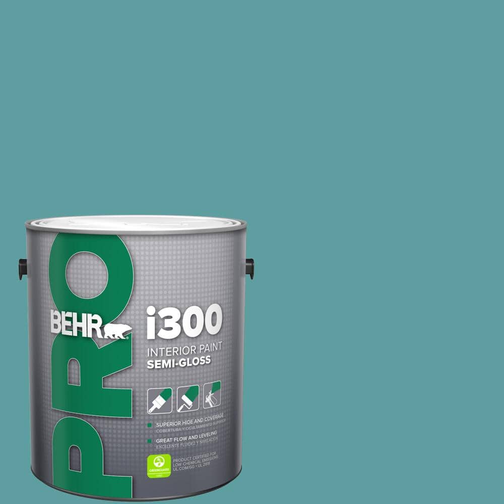 BEHR PRO 1 gal. #PPU13-05 Bali Bliss Semi-Gloss Interior Paint