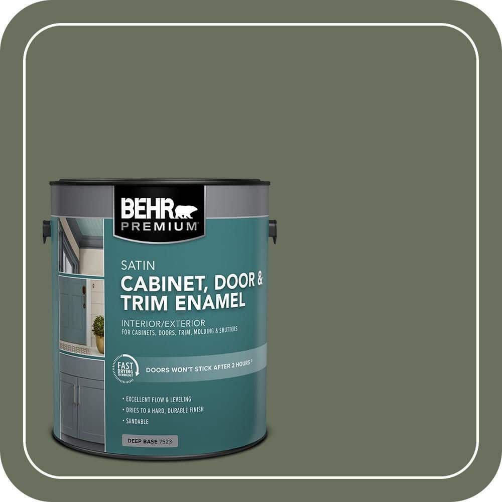 BEHR PREMIUM #N390-6 Enamel Interior/Exterior Cabinet, Door & Trim Paint (1)