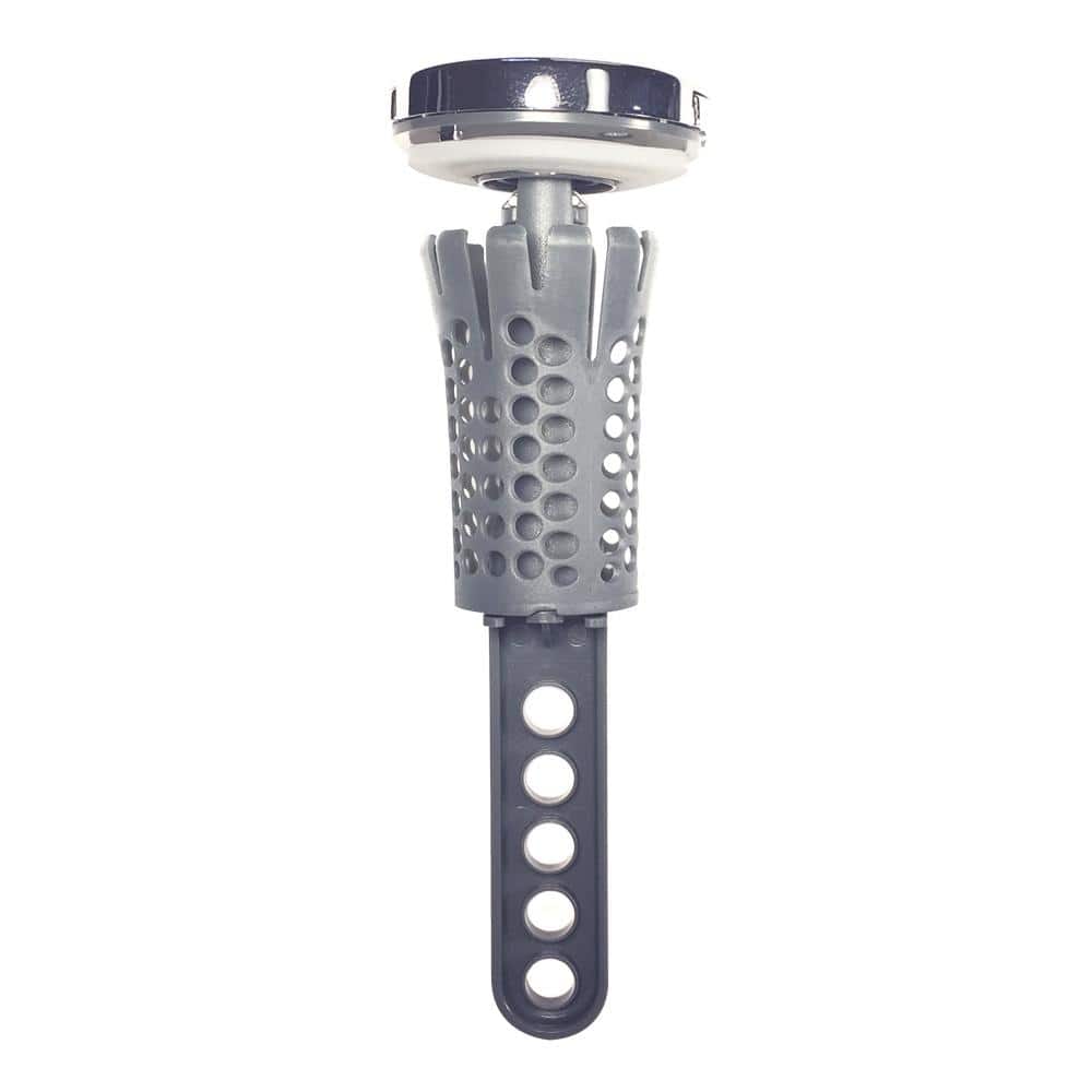 Drain Strain Never-Clog Universal Pop Up Stopper in Chrome (2)