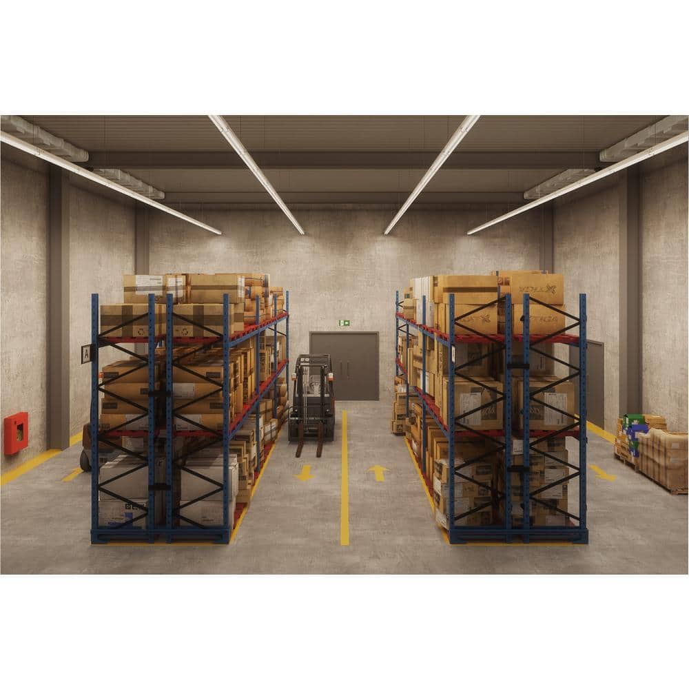 Metalux 32-Watt 4-Light White 8 ft. Tandem Fluorescent Strip Light (3)