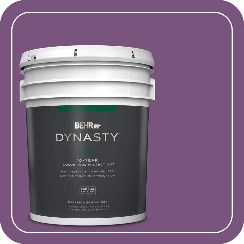 BEHR DYNASTY 5 gal. #MQ4-62 Birthstone Semi-Gloss Exterior Stain-Blocking Paint & Primer