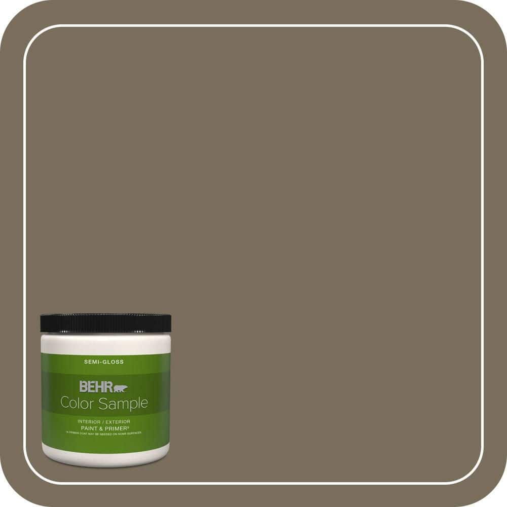BEHR PREMIUM PLUS #730D-6 Coconut Husk Enamel Low Odor & Primer (1)