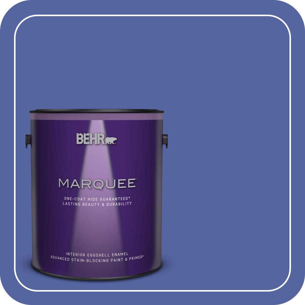 BEHR MARQUEE 1 gal. #T13-9 Electrify Eggshell Enamel Interior Paint & Primer