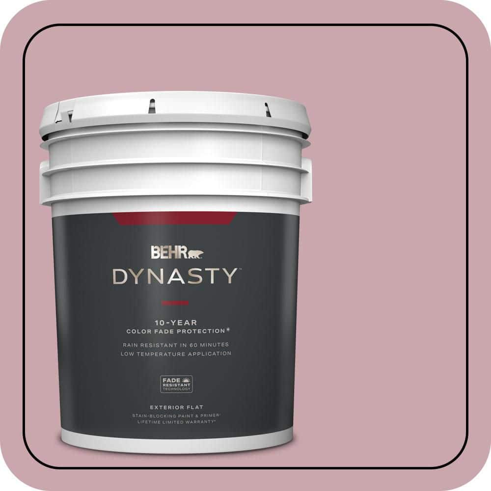 BEHR DYNASTY 5 gal. #MQ1-04 Dutchess Dawn Flat Exterior Stain-Blocking Paint & Primer