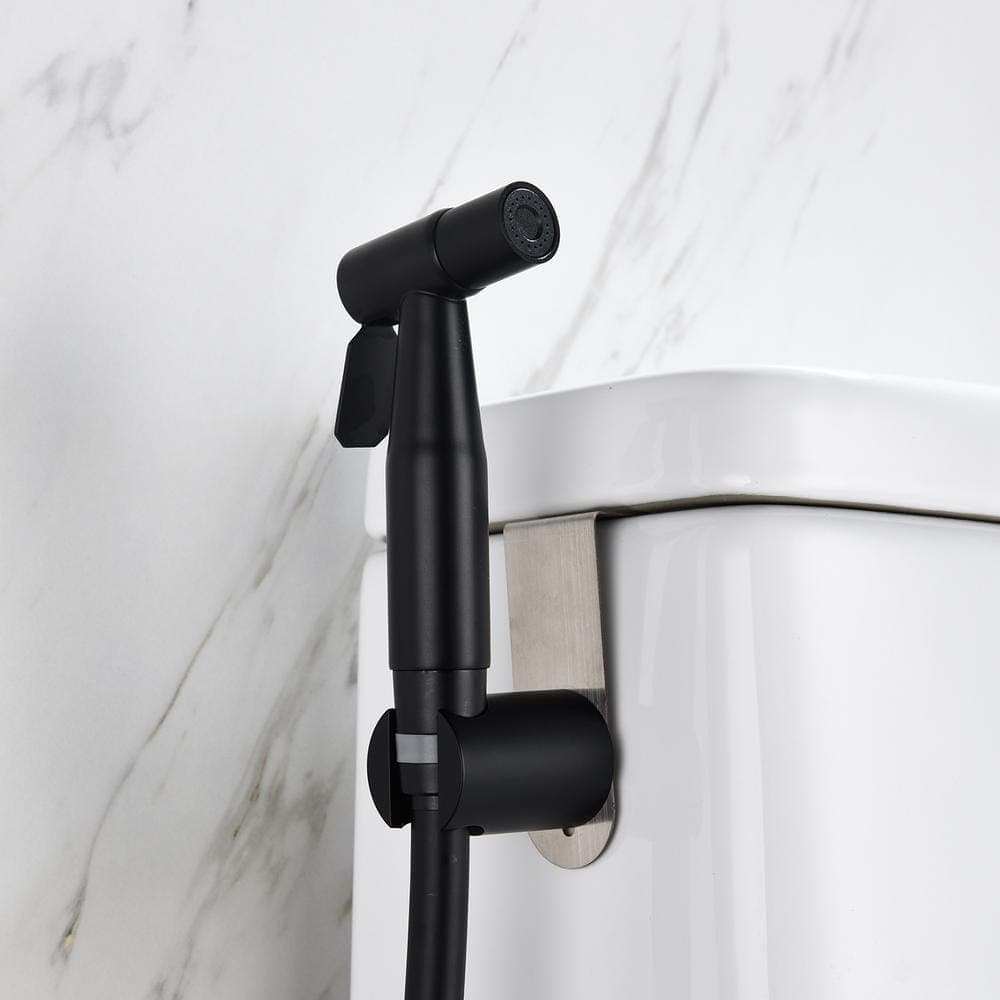 cadeninc Non-Electric Bidet Sprayer for Toilet, Handheld Cloth Bidet Attachment Diaper Sprayer in Sliver (3)