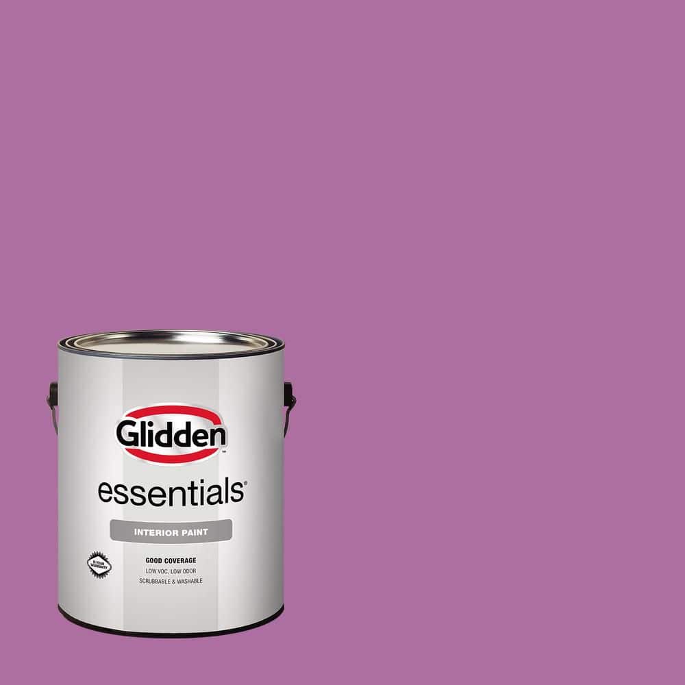 Glidden Essentials 1 gal. PPG1251-6 Mulberry Bush Eggshell Interior Paint (2)