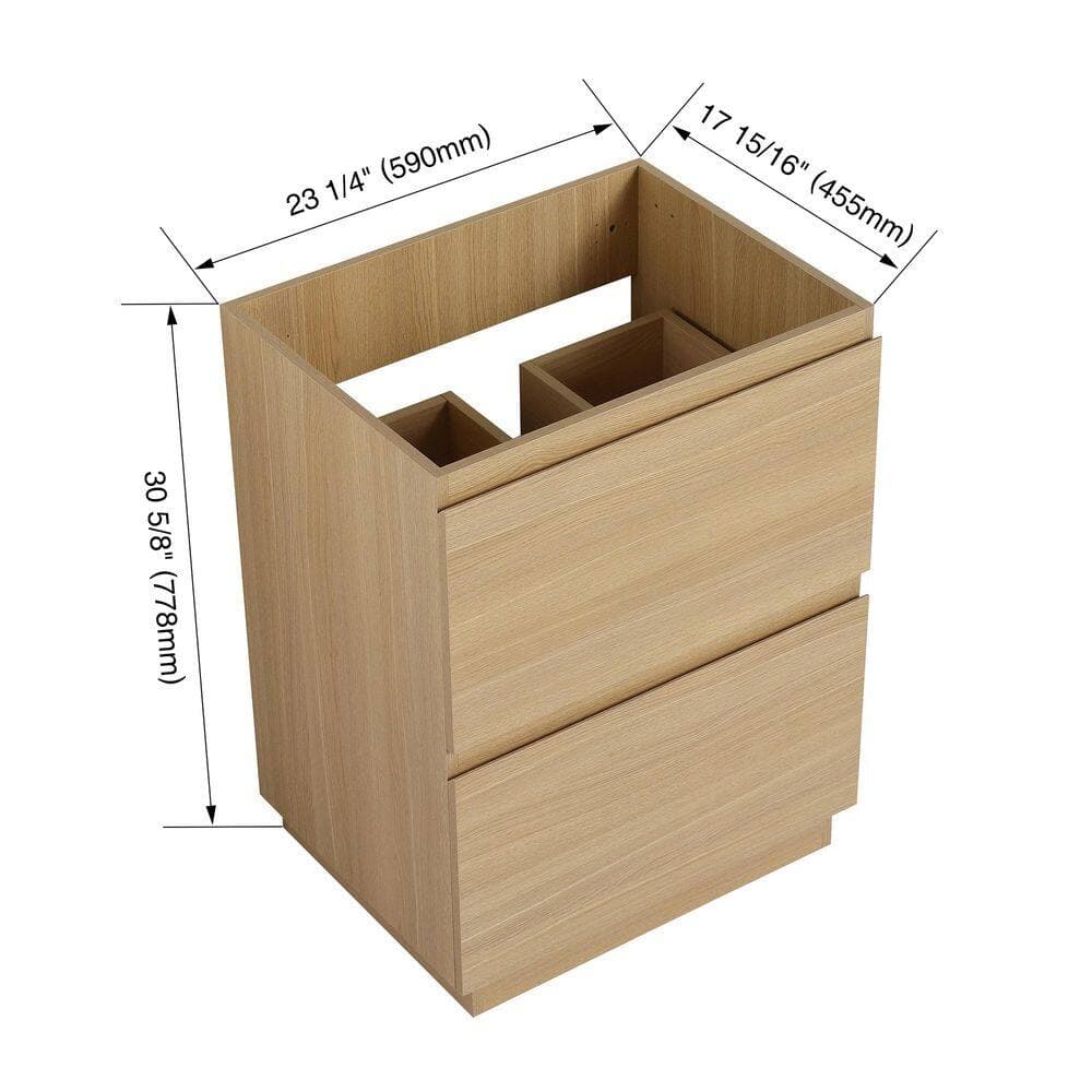Dueyeeri 23 in. Bath Vanity Cabinet without Top Unassembled (2)