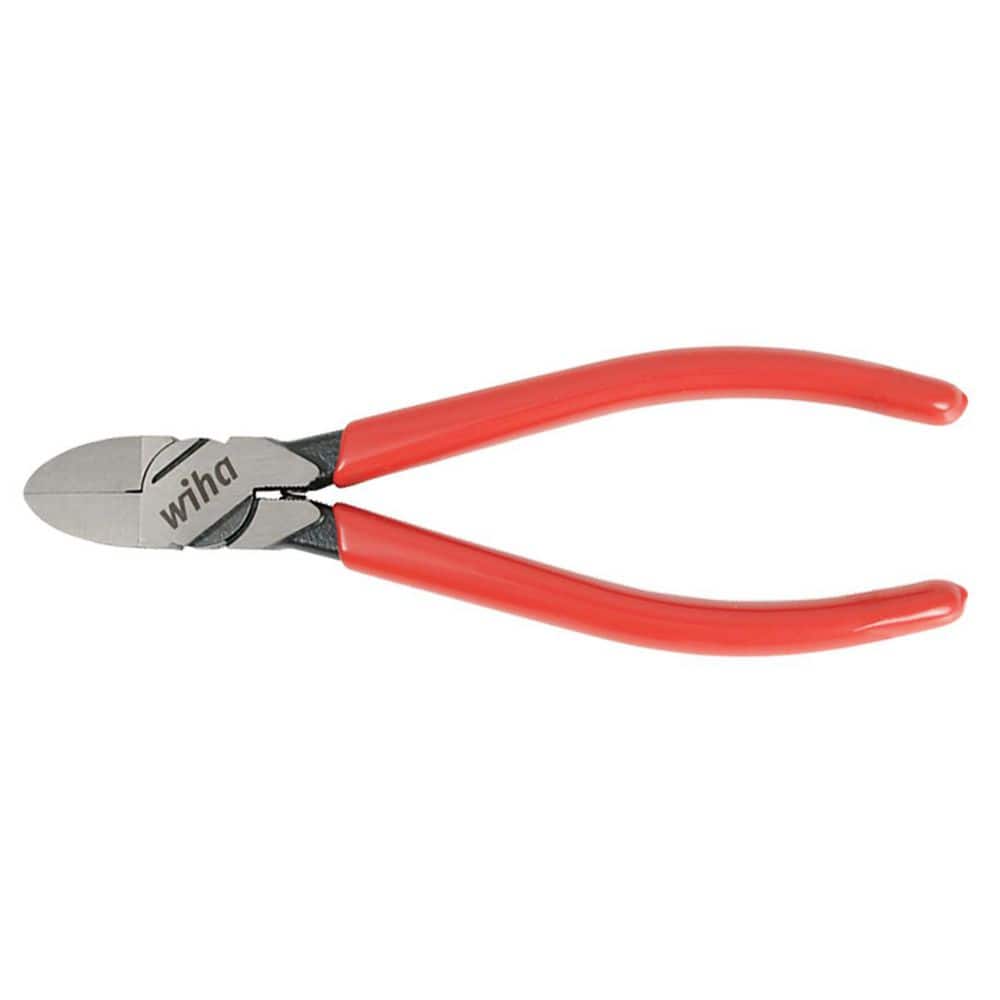 Wiha 6.3 in. Classic Grip Diagonal Cutting Pliers with Return Spring