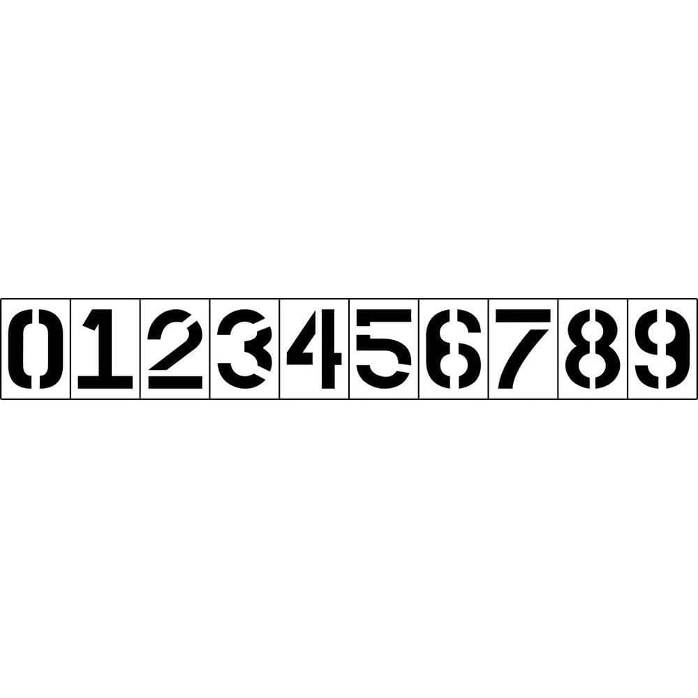 Stencil Ease 12 in. One Digit Marking Set to Match