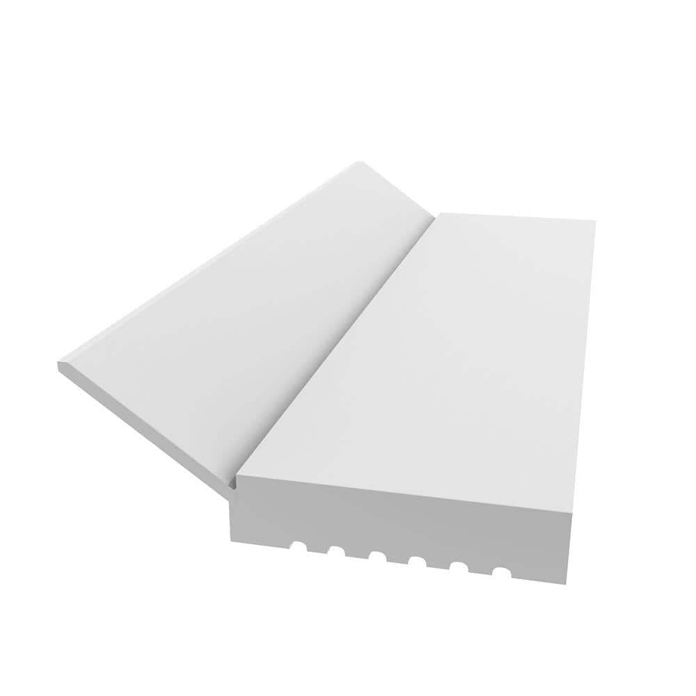 Royal Mouldings 9 ft. x 2 in. x 7/16 in. Vinyl Composite Garage Doorstop Moulding (2)