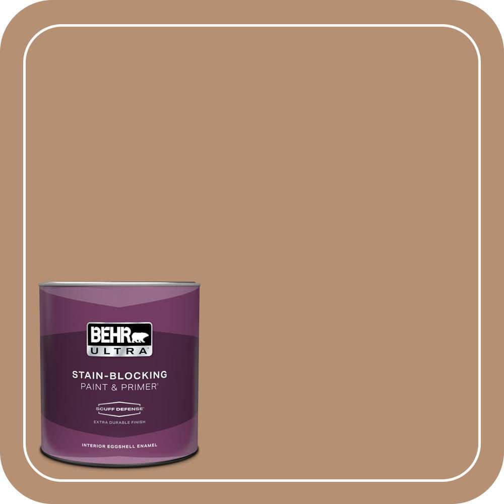 BEHR ULTRA 1 qt. #T13-7 Tan-Gent Extra Durable Eggshell Enamel Interior Paint & Primer