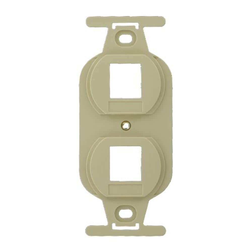 Leviton Audio/Video Wall Plate 41087-2WP