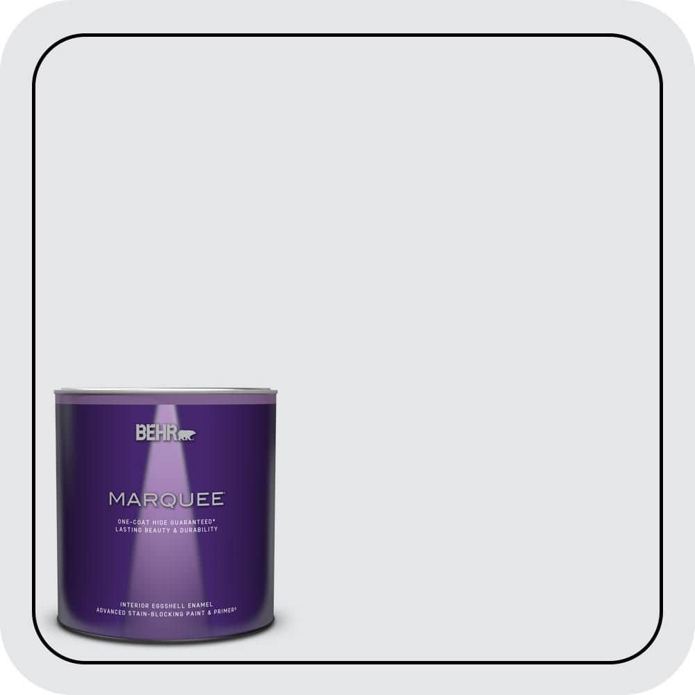BEHR MARQUEE 1 qt. #620E-1 Lily Lavender Eggshell Enamel Interior Paint & Primer