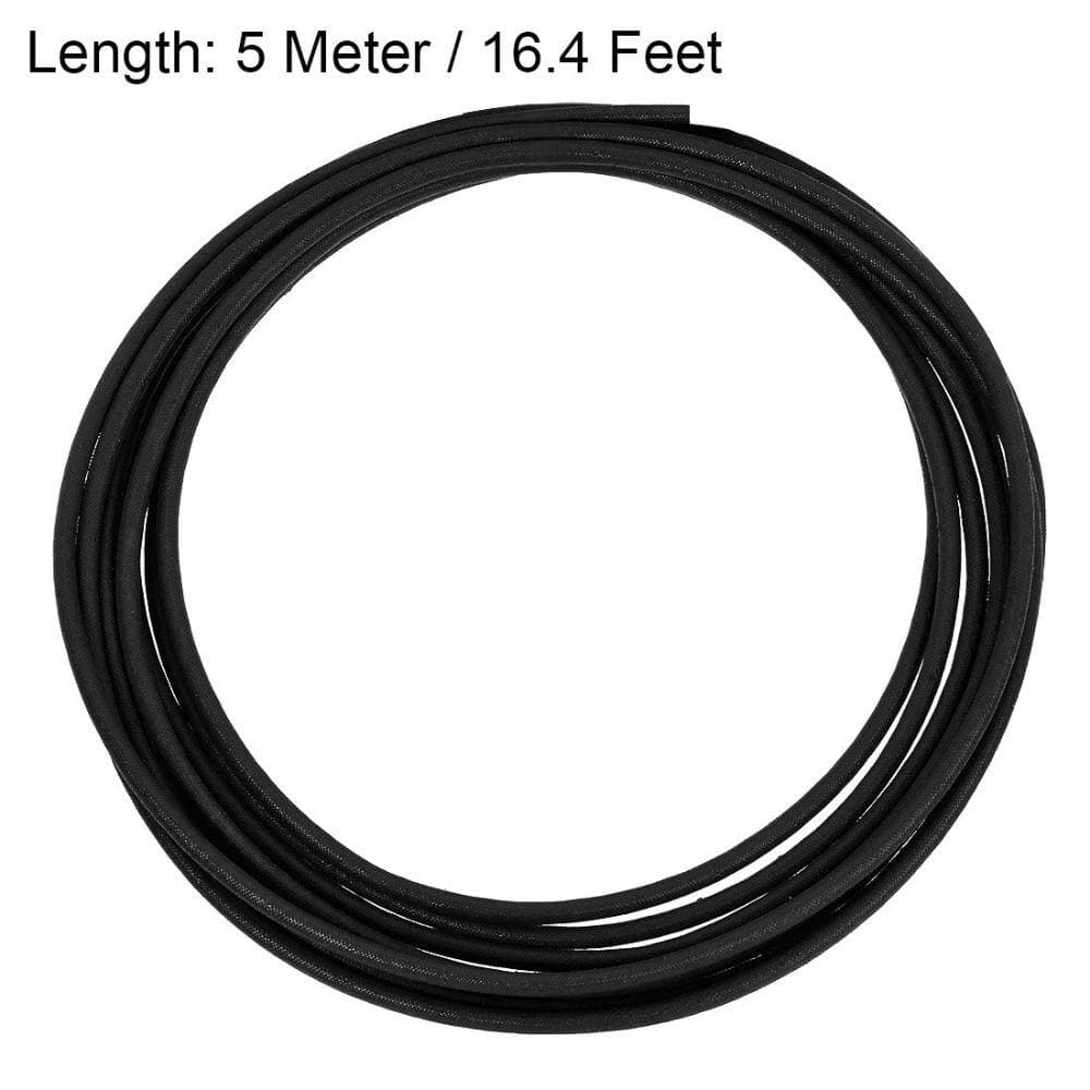 Unbranded High Temp Silicone Fiberglass Insulation Braid Sleeve 16.4 ft Length 4 mm ID 1200V VW-1 Flame Resistant (2)