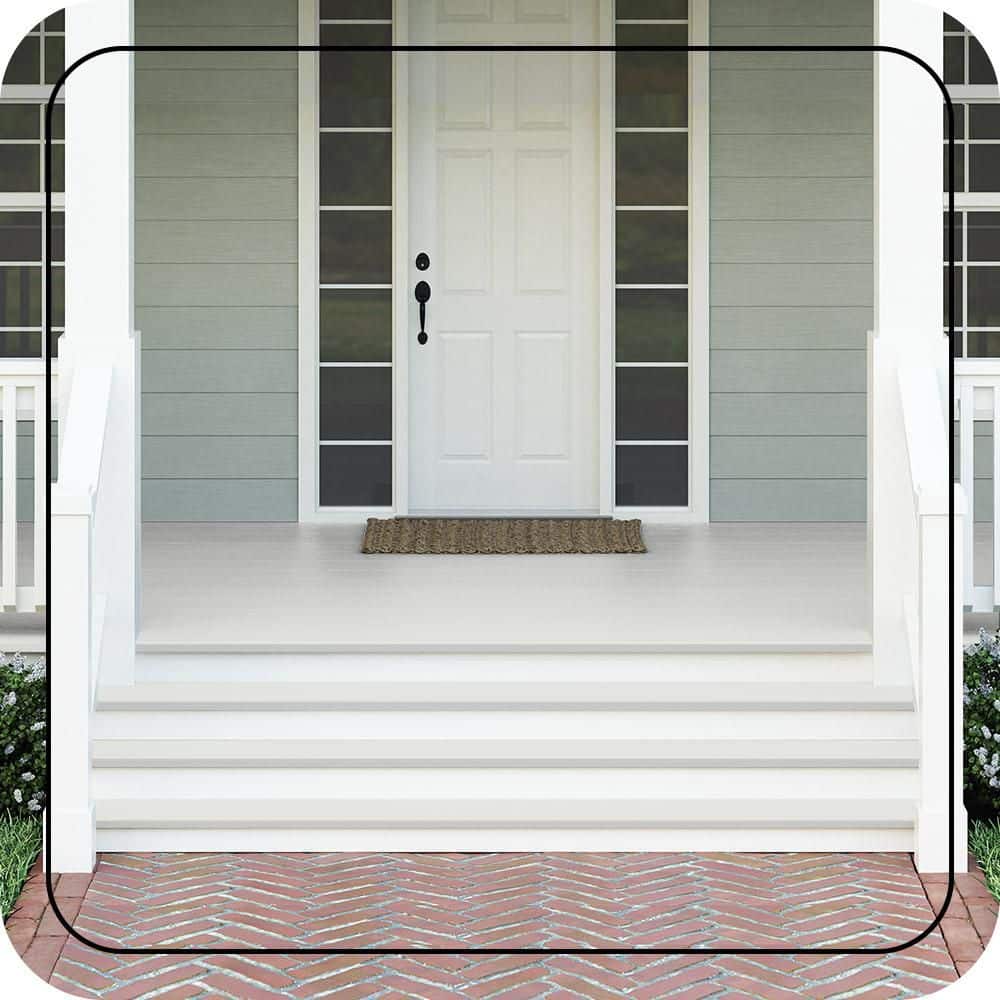 BEHR PREMIUM #750E-1 Textured Low-Lustre Enamel Interior/Exterior Porch and Patio Anti-Slip Floor Paint (2)