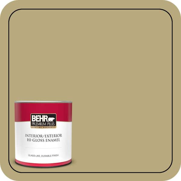 BEHR PREMIUM PLUS #M330-5 Fresh Brew Flat Low Odor & Primer (2)