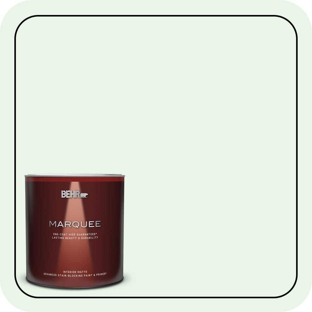 BEHR MARQUEE 1 qt. #460A-1 Bubble Matte Interior Paint & Primer
