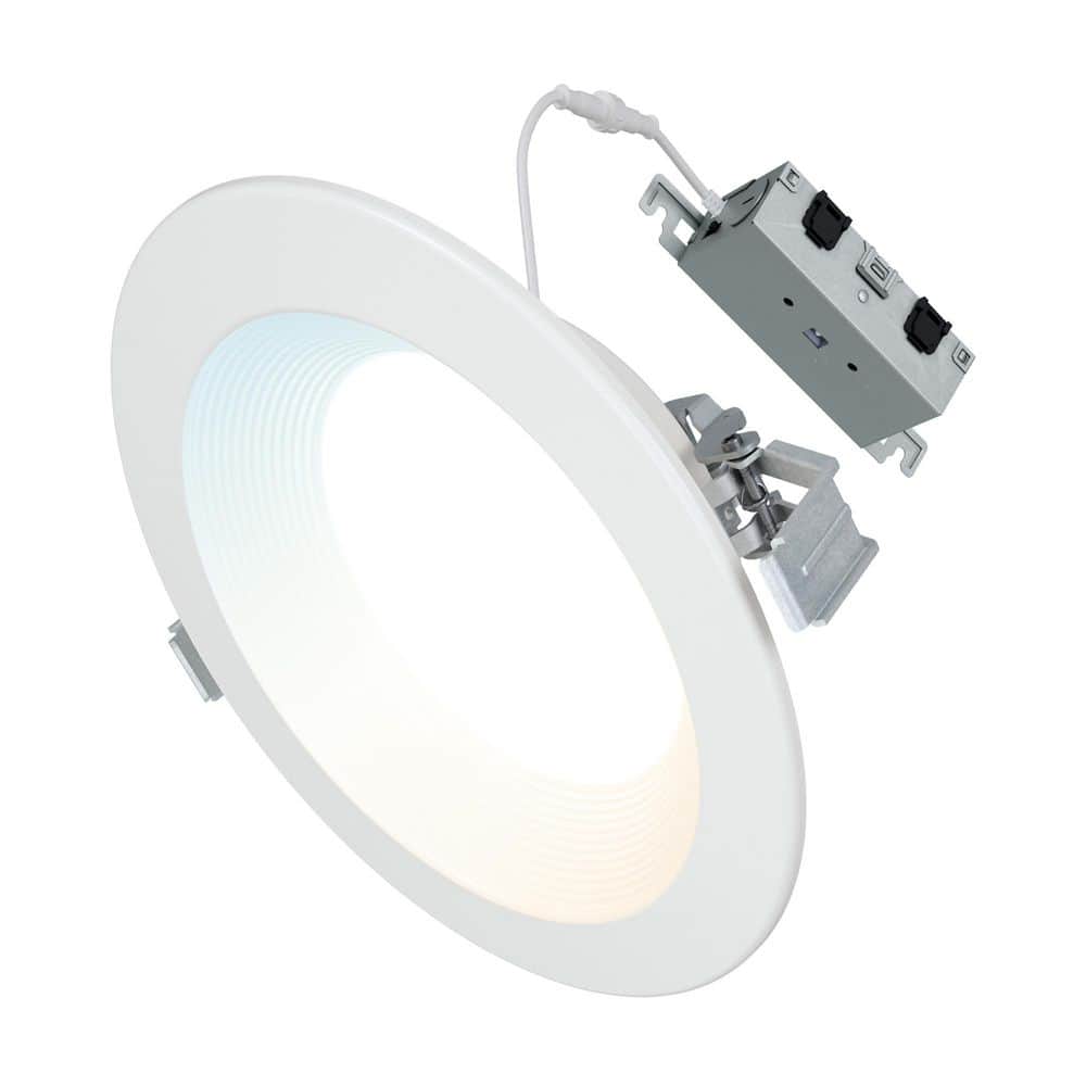 HALO RL 6 in. Adjustable Canless Recessed LED Downlight for New Consctruction or Remodel,1050/1330-Lumens, 5CCT,D2W, 120V, DM (2)