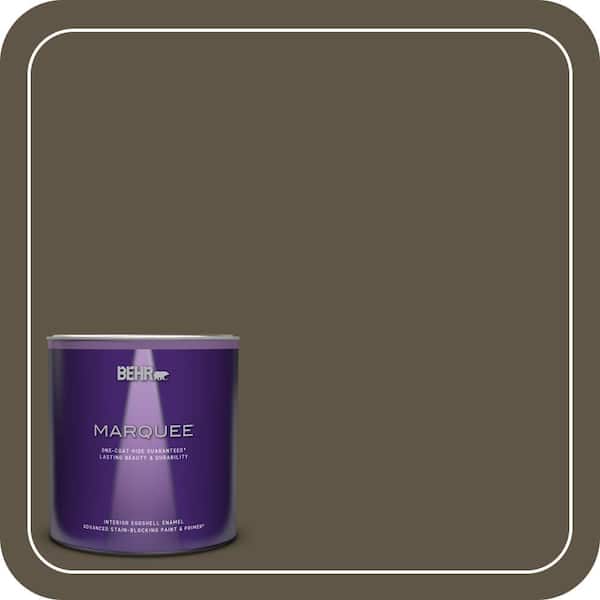 BEHR PREMIUM PLUS #710D-7 Chocolate Cupcake Enamel Low Odor & Primer (2)