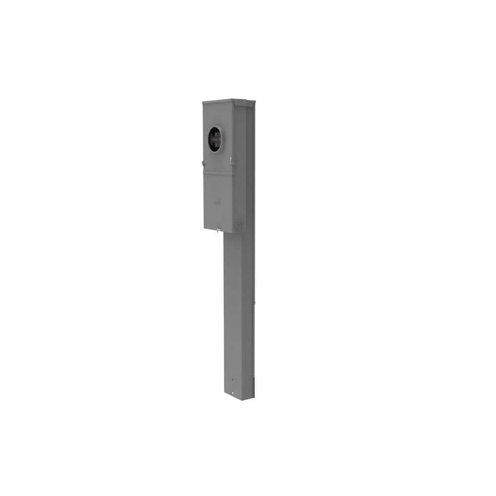 Midwest Electric Products 200 Amp 4-Space 8-Circuit 1 Head Earth Burial Main Brkr Underground Ringless Meter Lever Bypass Pedestal (R281C1P6H034) (2)