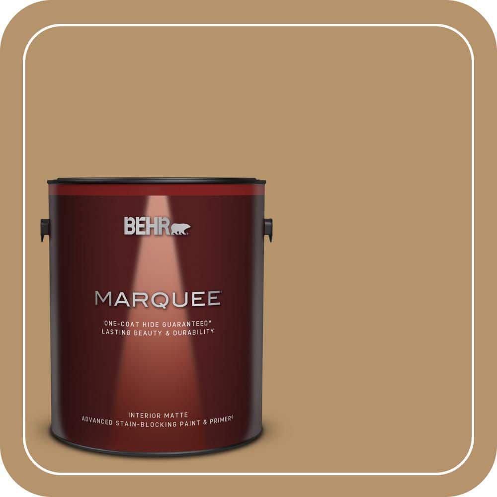 BEHR MARQUEE 1 gal. #MQ2-15 Baguette One-Coat Hide Matte Interior Paint & Primer