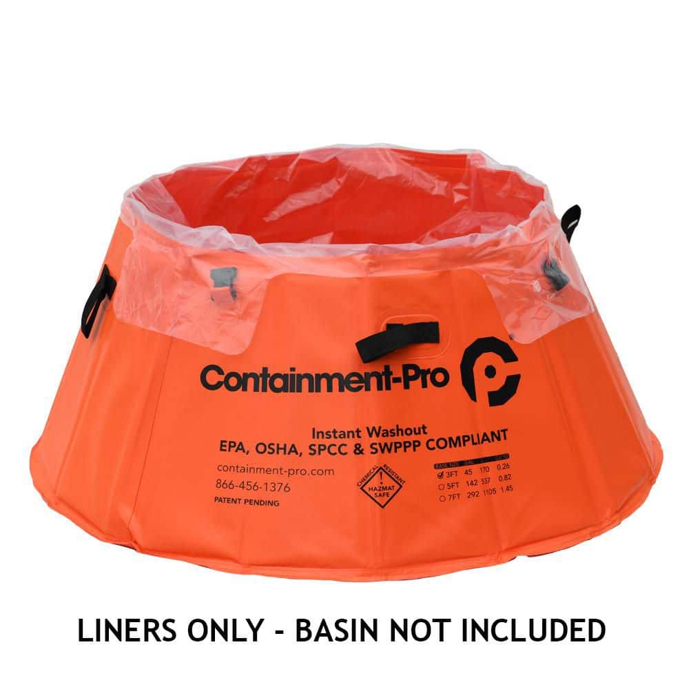 Unbranded Portable Washout Station Replacement Liners 12-pk (2)