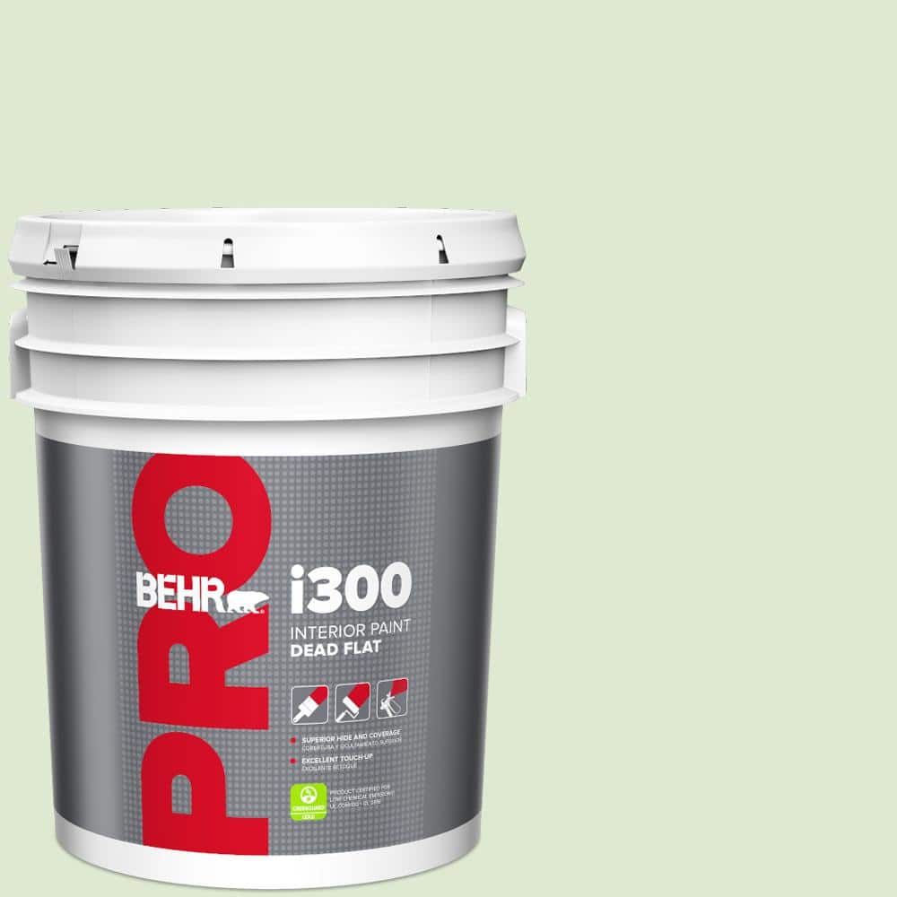 BEHR PRO 5 gal. #M370-2 Cabbage Leaf Dead Flat Interior Paint