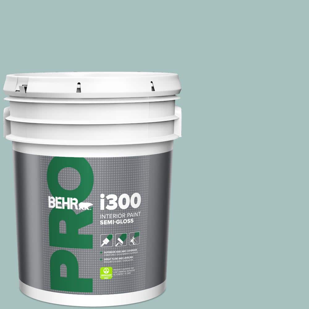 BEHR PRO 5 gal. #500F-4 Swan Sea Semi-Gloss Interior Paint