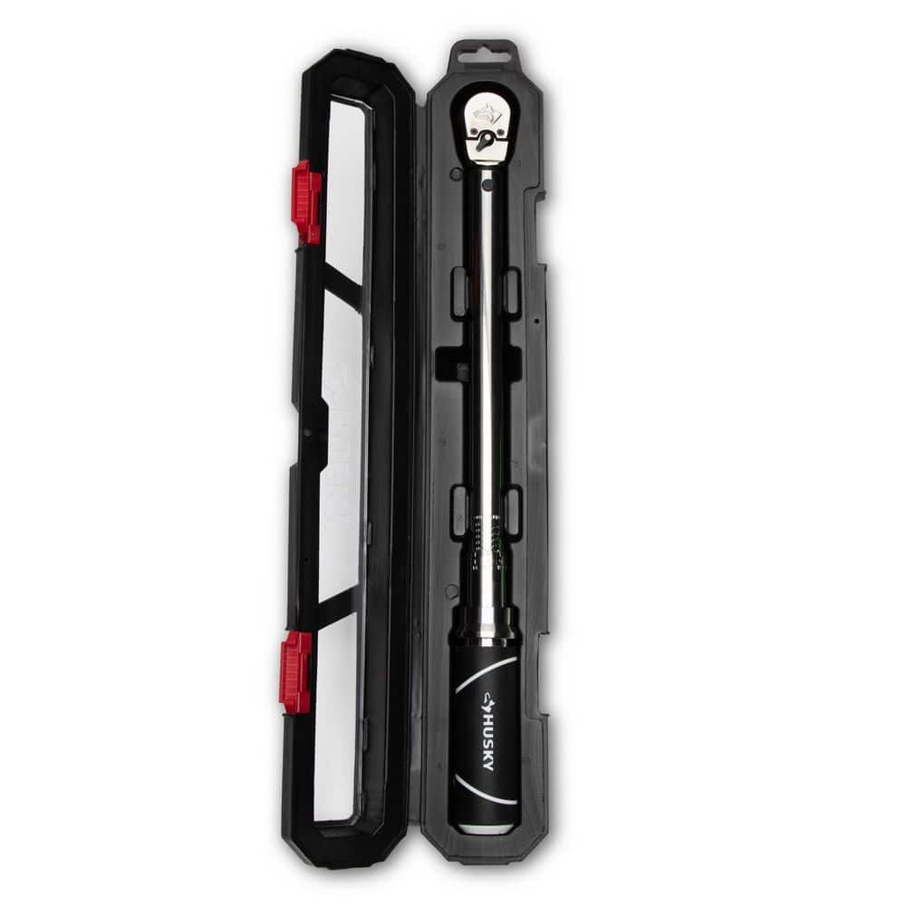 Husky 3/8 in. Drive Torque Wrench 20 ft./lbs. to 100 ft./lbs. (4)