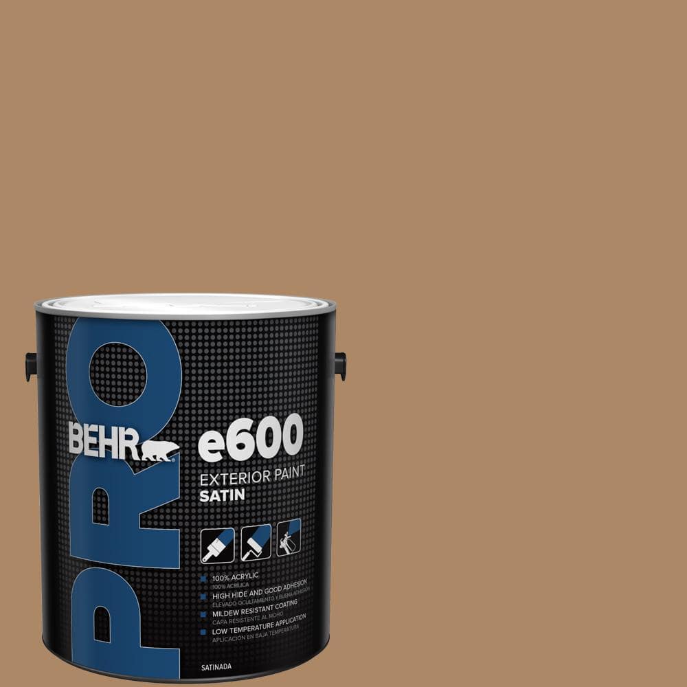 BEHR PRO 1 gal. #BIC-44 Chamois Leather Satin Exterior Paint (1)