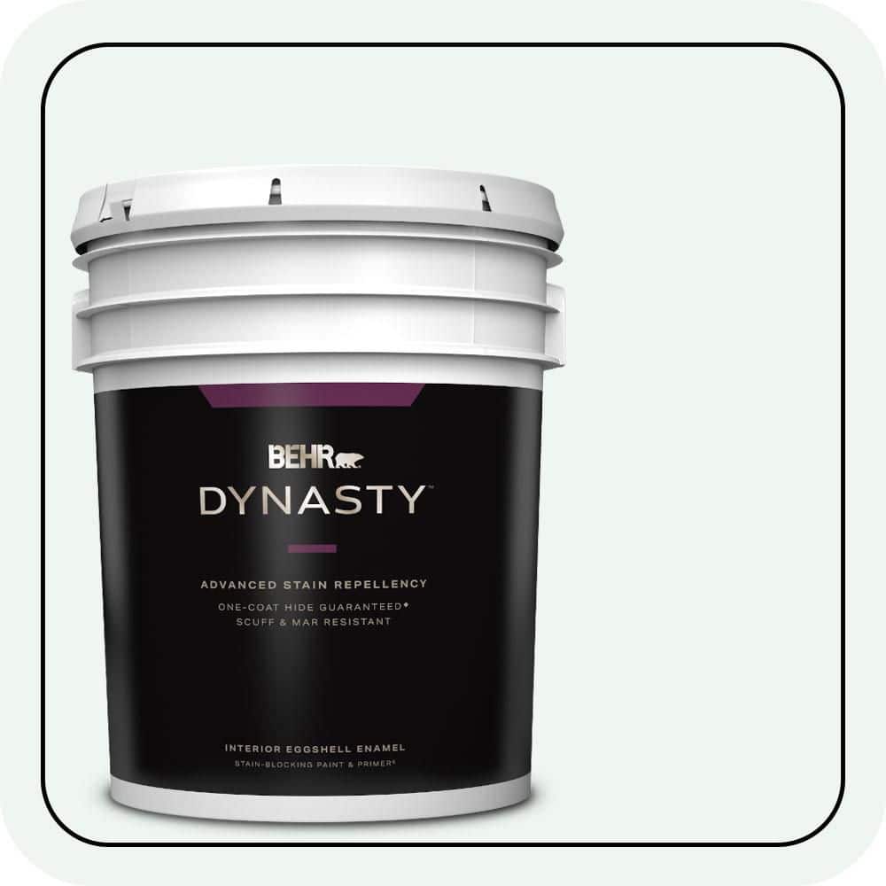 BEHR DYNASTY 5 gal. #T13-14 Heavy Sugar Eggshell Enamel Interior Stain-Blocking Paint & Primer