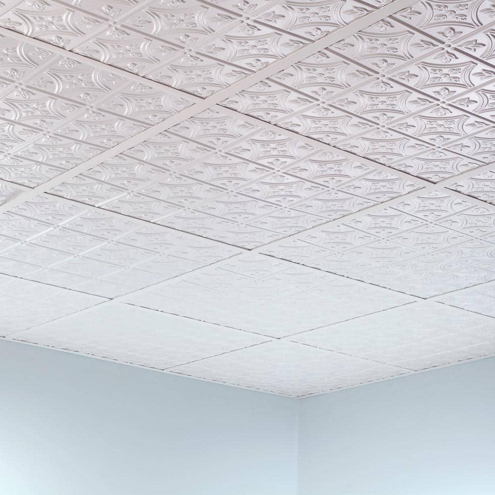 CEILINGMAX 100 sq. ft. Ceiling Grid Kit White (2)