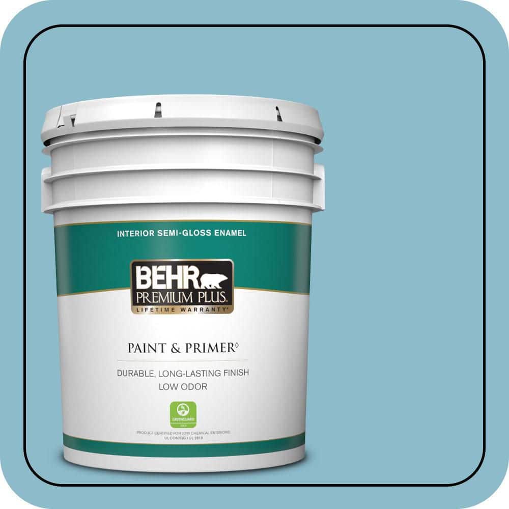 BEHR PREMIUM PLUS #S460-3 Blue Echo Flat & Primer (1)