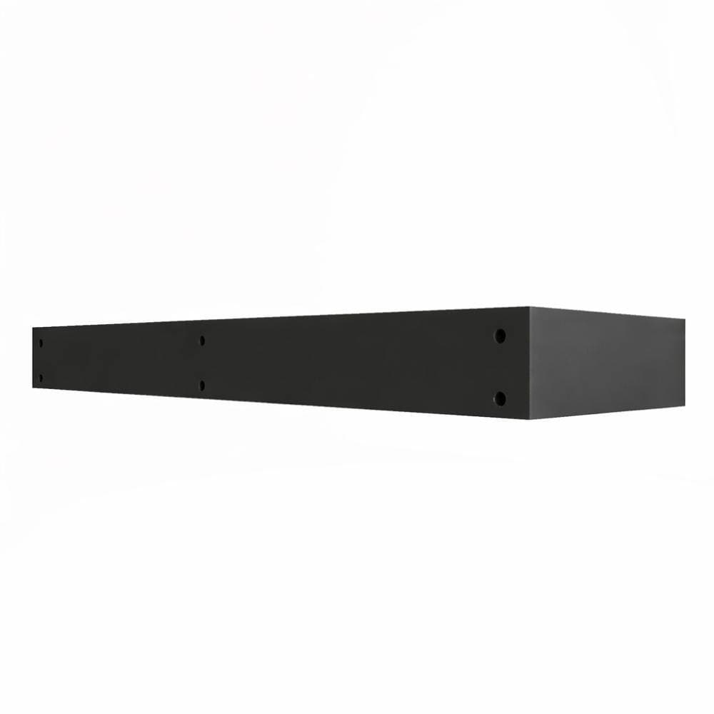 castellousa Pyramid 60 in. Wall Mount Solid Surface Single-Basin Rectangle Bathroom Sink in Black White (3)