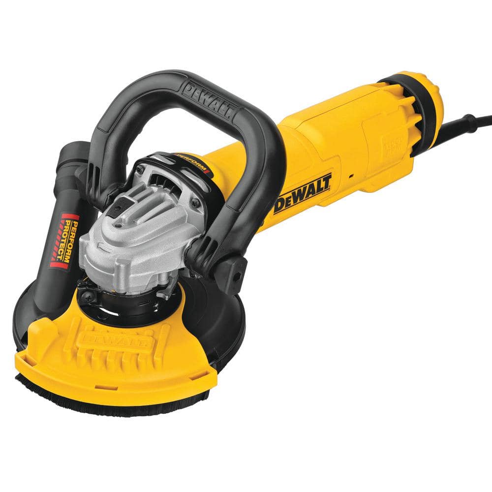 DEWALT 13 Amp Corded 4.5 - 5 in. Angle Grinder with Surface Grinding Shroud (3)