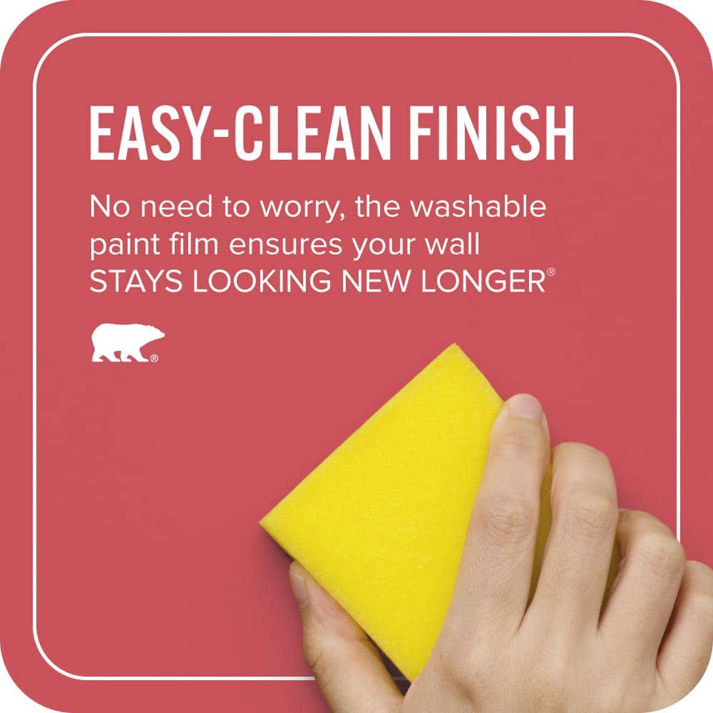 BEHR ULTRA 1 gal. #T15-14 Super Hero Extra Durable Satin Enamel Interior Paint & Primer (4)