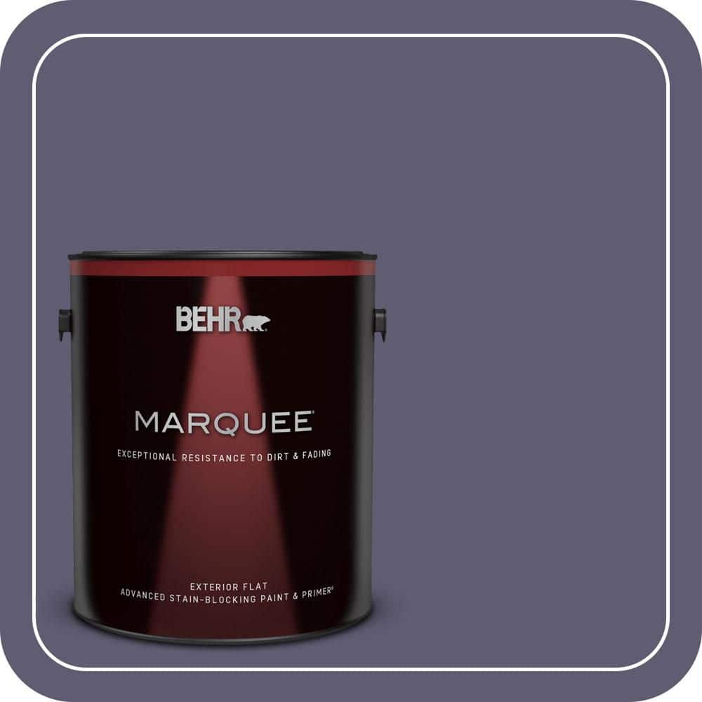 BEHR MARQUEE 1 gal. #PMD-90 Luscious Purple Flat Exterior Paint & Primer