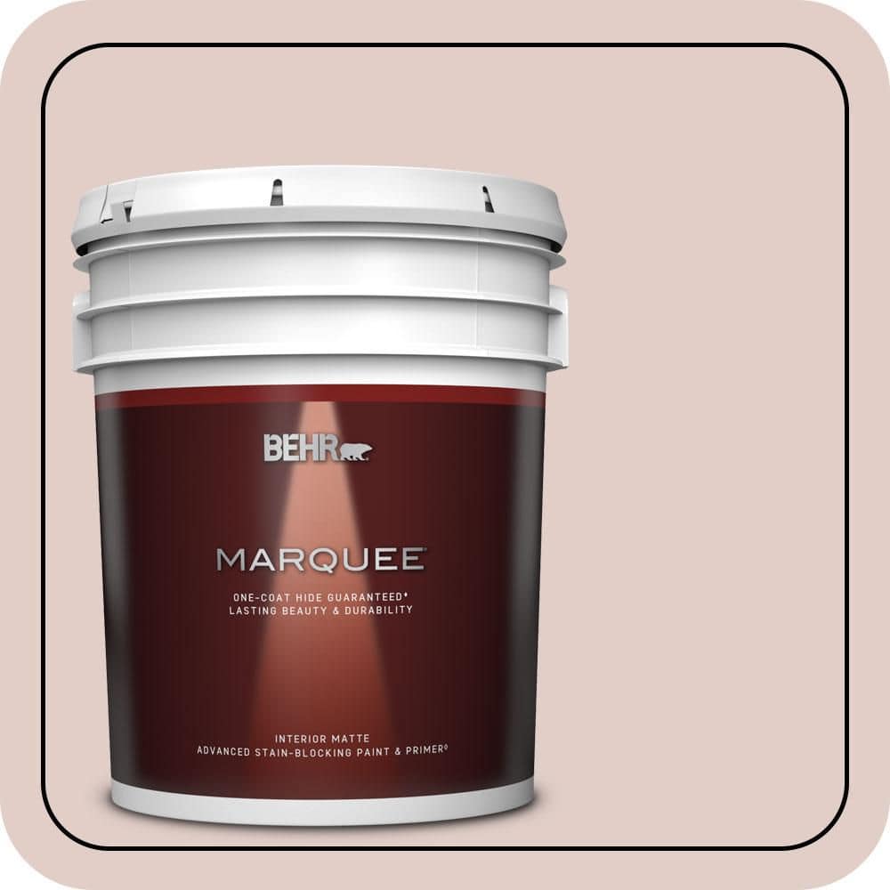 BEHR MARQUEE 5 gal. #700A-2 Chenille Matte Interior Paint & Primer