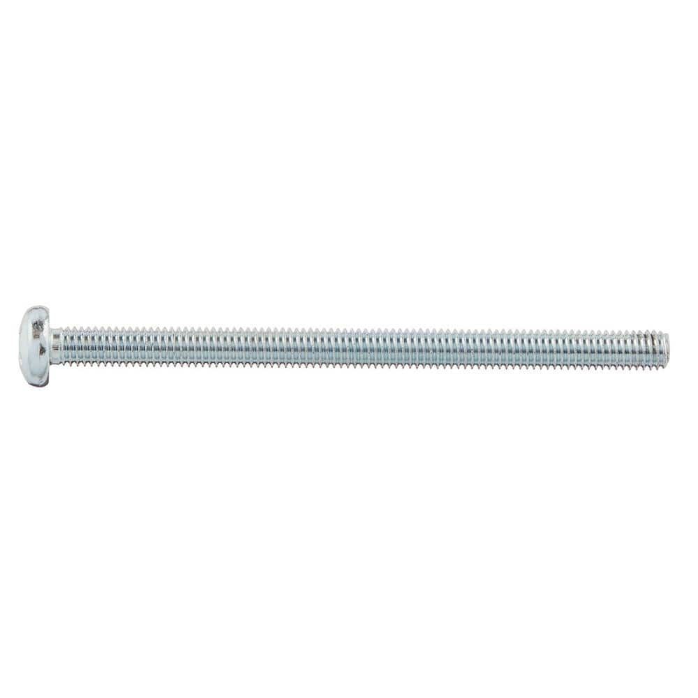 Everbilt M6-1.0x90mm Zinc Pan Head Phillips Drive Machine Screw 1-Piece (3)