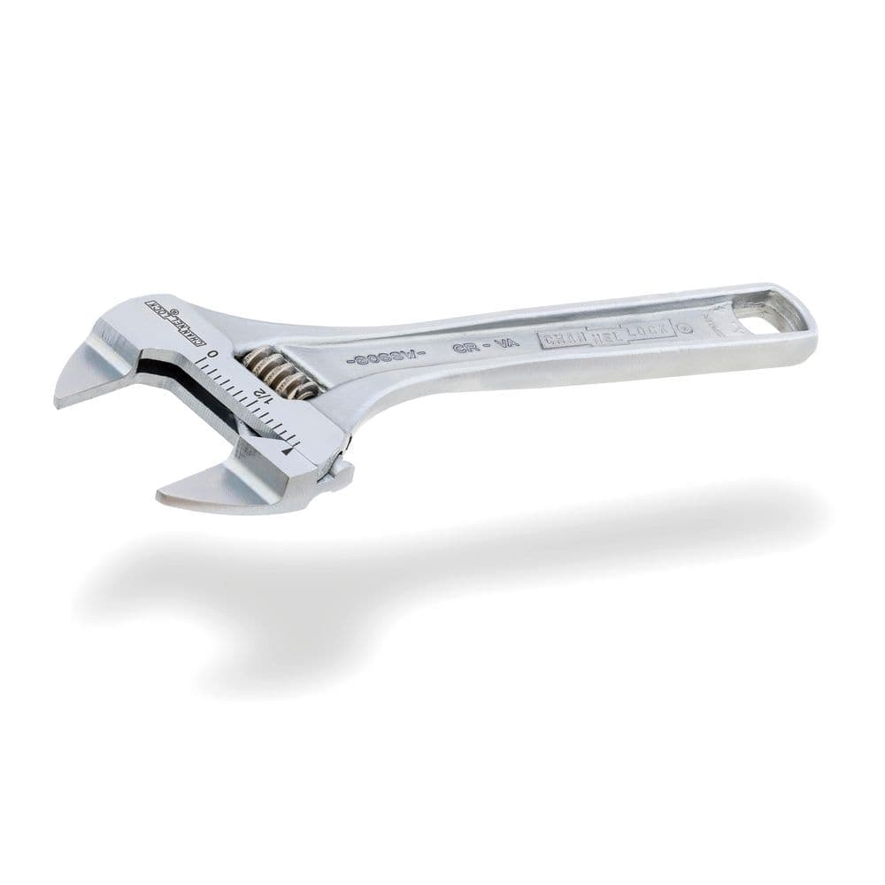 Channellock Extra Slim Jaw 6 in. Chrome Adjustable Wrench (3)